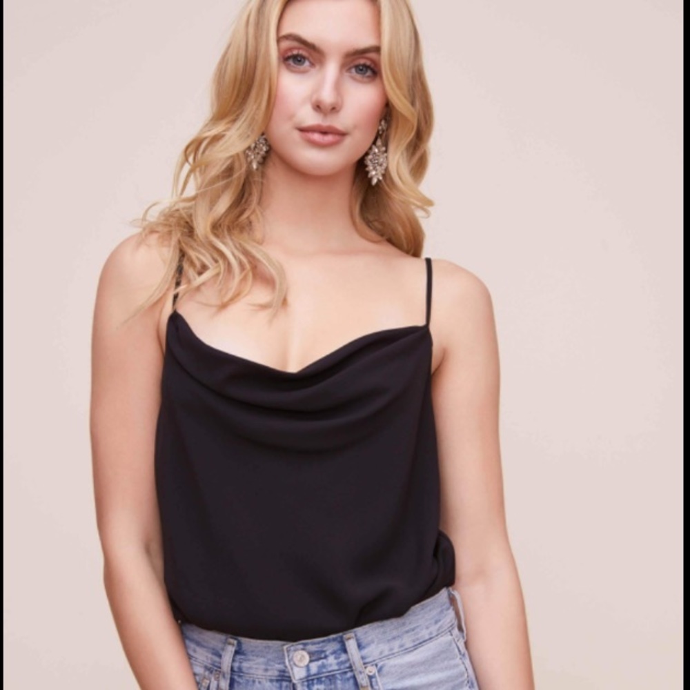 Astr the label black cowl neck bodysuit - Picture 4 of 13
